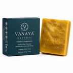 Vanaya Natural soap bar and packaging on a white background