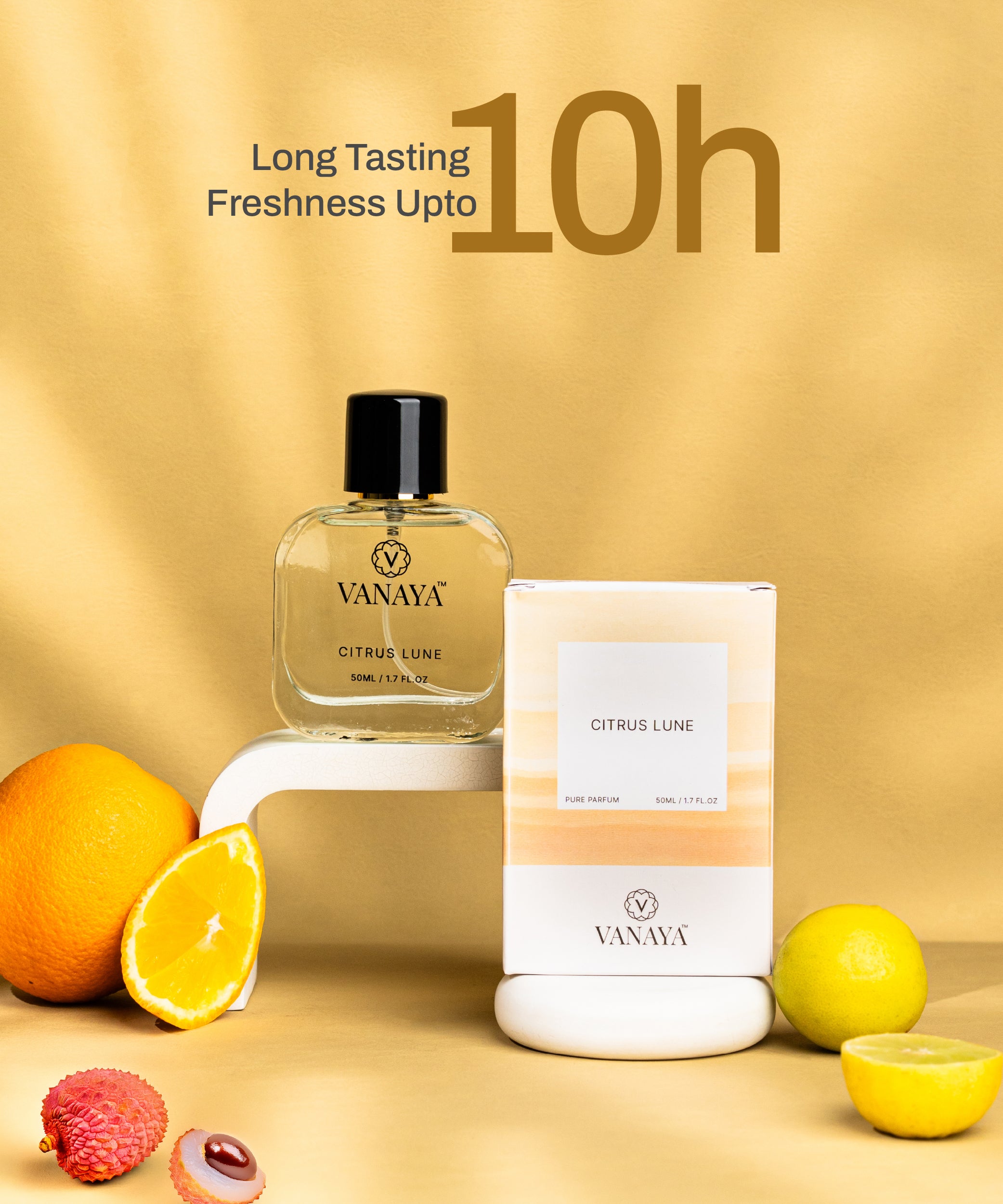 Citrus Lune Extrait de Parfum | Fresh & Zesty Fragrance | 50ml