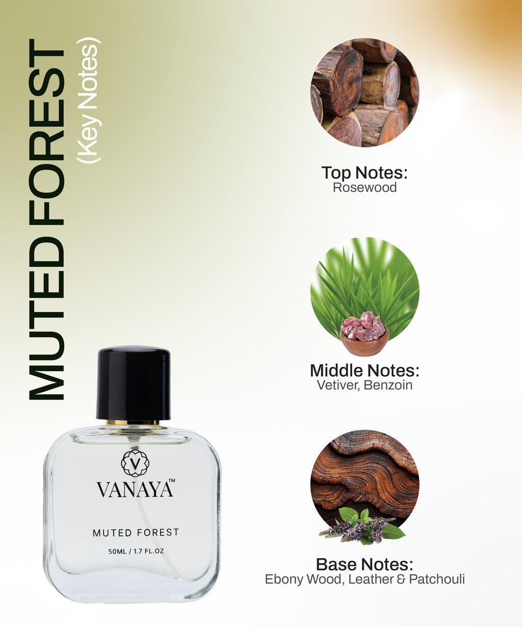 Muted Forest Extrait de Parfum | Woody & Earthy Fragrance | 50ml